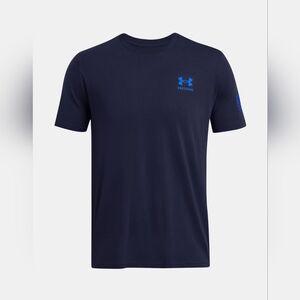 Under Armour Blue Short Sleeve Tee Athletic Casual